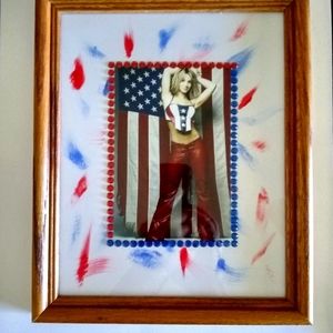 Britney Spears Framed Gem Photograph 8×10